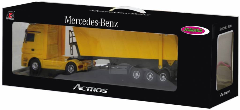 Jamara Mercedes-Benz Actros Tipper 1:32 - Geel