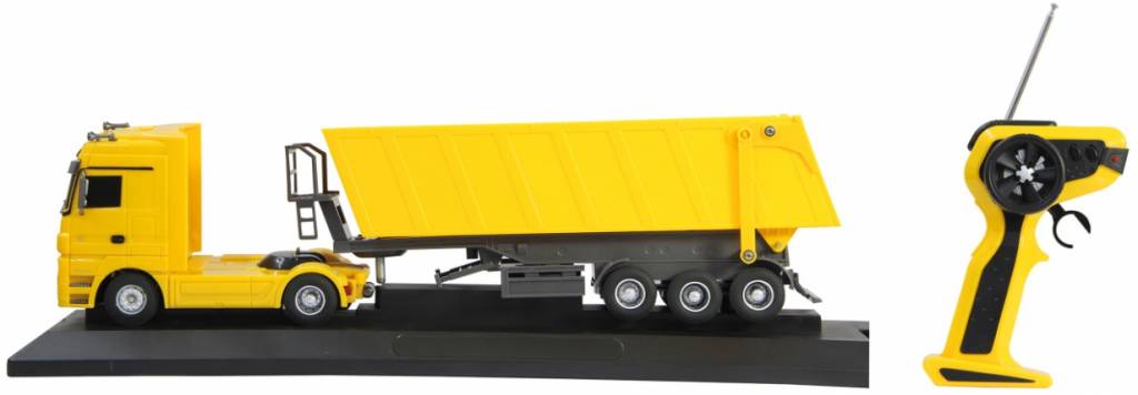 Jamara Mercedes-Benz Actros Tipper 1:32 - Geel