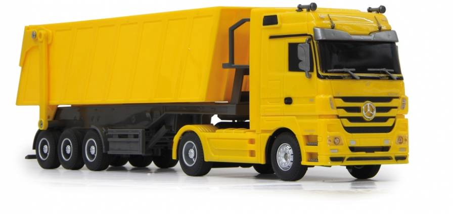 Jamara Mercedes-Benz Actros Tipper 1:32 - Geel