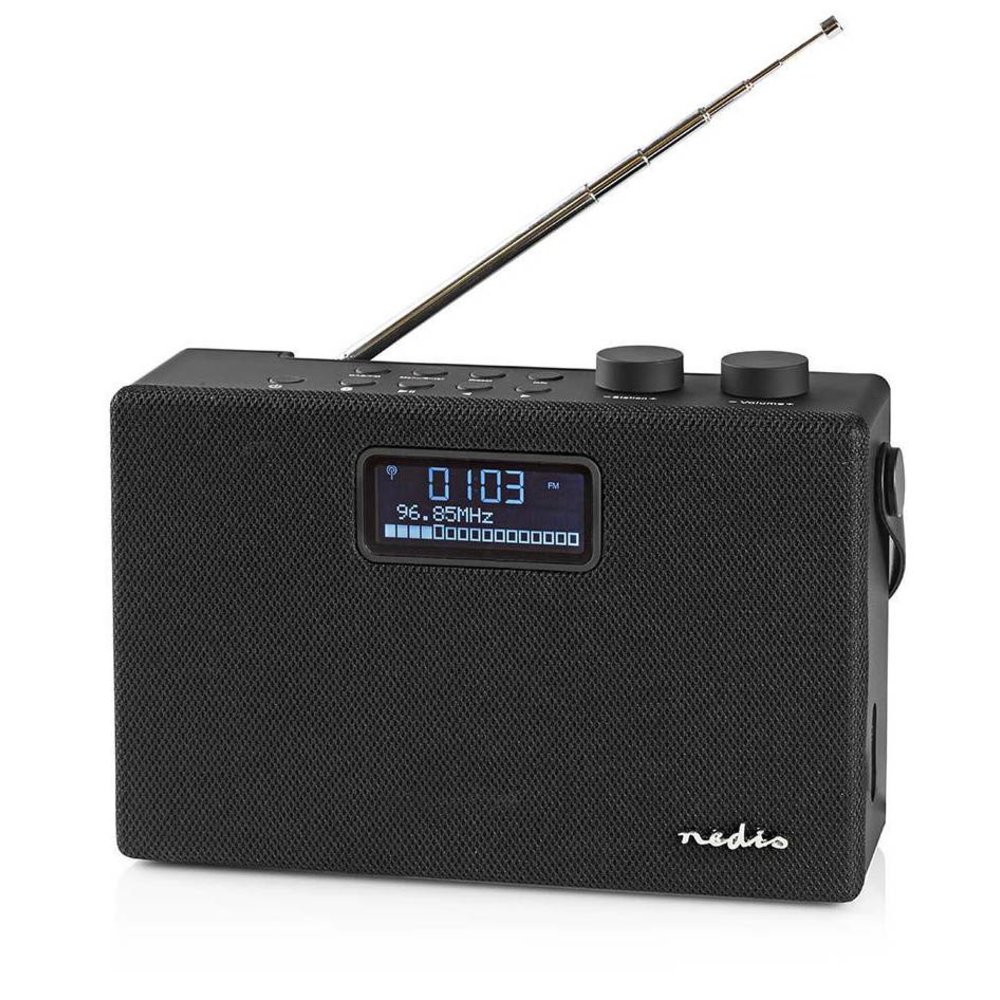 Nedis RDDB4320BK DAB+ Radio Bluetooth 15 W kopen? LEDClear