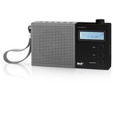 Nedis DAB+ Radio met Klok & Alarm - 4,5 W - Grijs/zwart