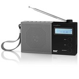 Nedis DAB+ Radio met Klok & Alarm - 4,5 W - Grijs/zwart