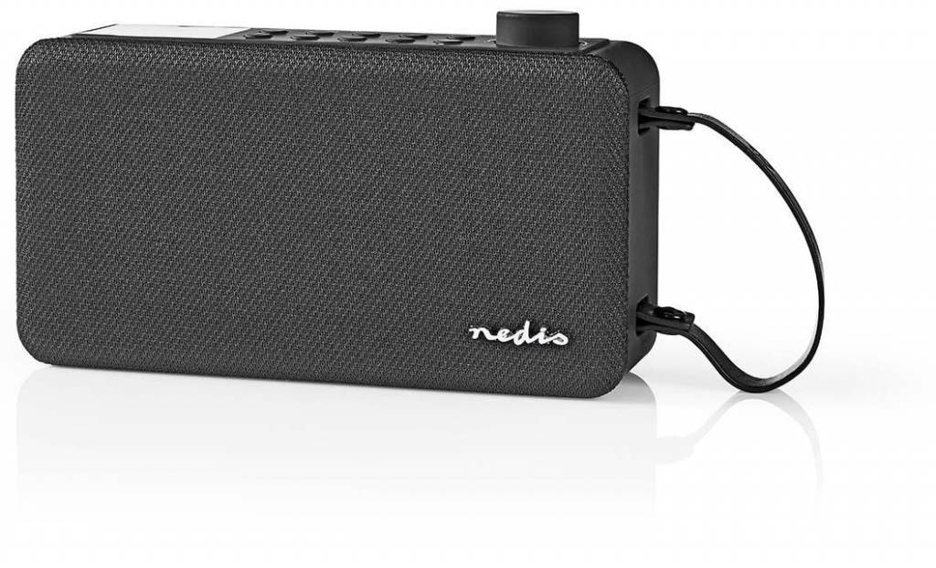 Nedis RDDB4300BK DAB+ Radio Bluetooth 12 W Zwart kopen? LEDClear