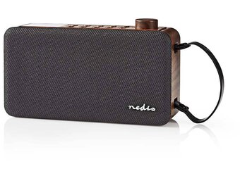 Nedis RDDB4300BN DAB+ Radio Bluetooth - 12 W - Hout