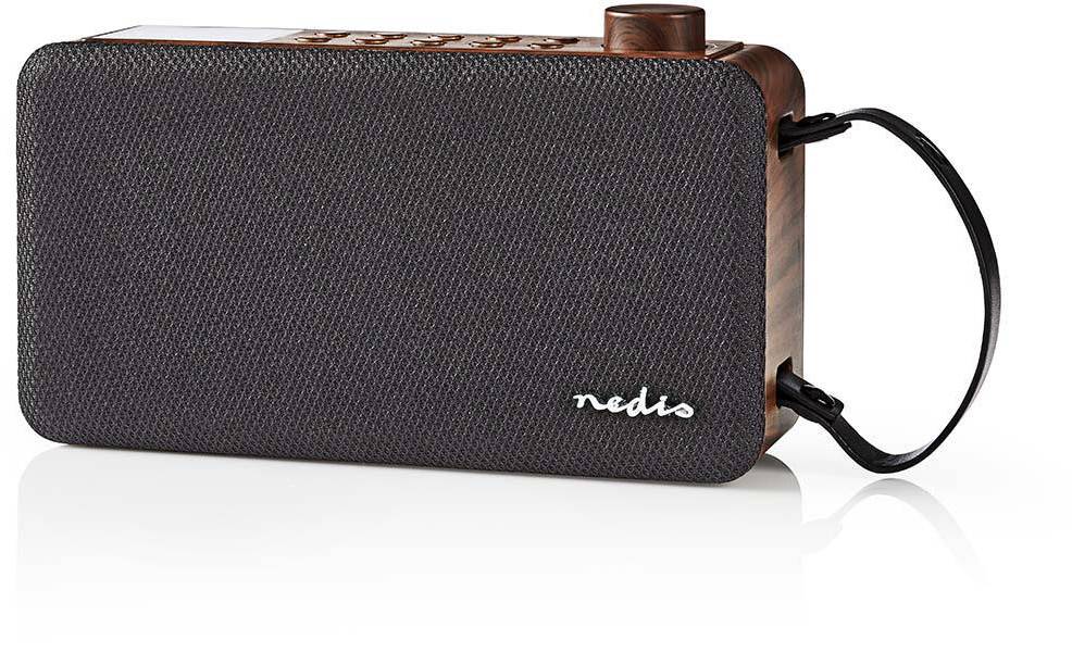 Nedis RDDB4300BN DAB+ Radio Bluetooth - 12 W - Hout