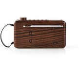 Nedis RDDB4300BN DAB+ Radio Bluetooth - 12 W - Hout