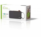 Nedis RDDB4300BN DAB+ Radio Bluetooth - 12 W - Hout