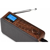 Nedis RDDB4300BN DAB+ Radio Bluetooth - 12 W - Hout