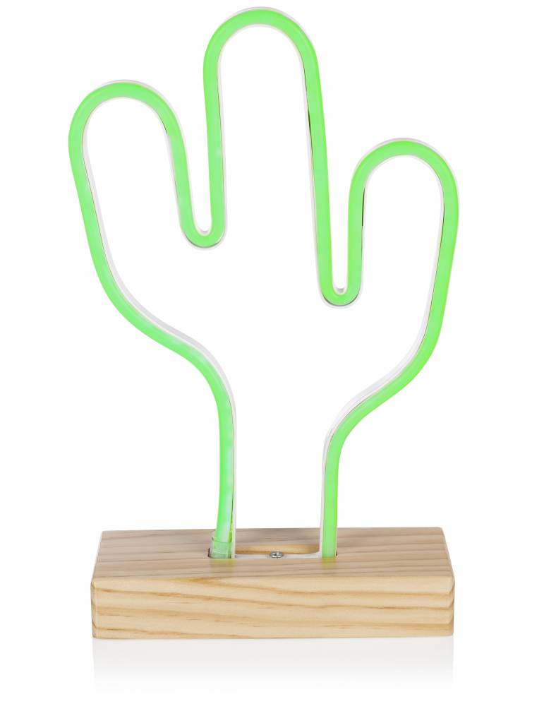 Smartwares IDE-60030 Neon LED Lamp Cactus - Groen