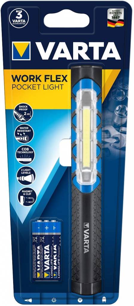 Varta Work Flex Pocket LED Light