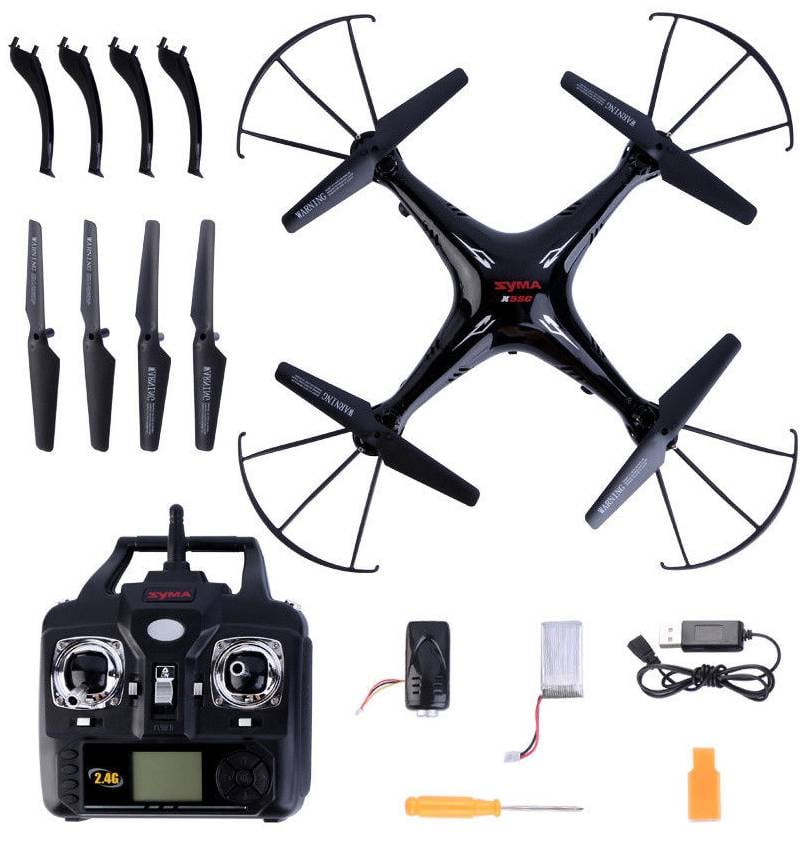 Syma X5SC LED Drone Explorers 2 met HD Camera - Zwart