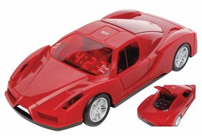 Balance Time Autodesign LED Wekkerradio Digitaal - Rood