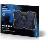 Nedis GNCR200BK LED Gaming Laptop Koeler - 15 - 19"