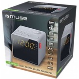 Muse M-187 CLG LED Wekkerradio - Grijs