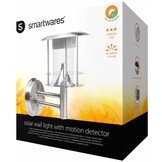 Smartwares GWS-177-MS Solar LED RVS Wandlamp met Sensor