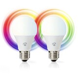 Nedis WIFILC20WTE27 E27 Smart LED Lampen Colours - 2-pack