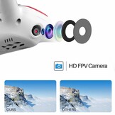 Syma X15W Wi-Fi FPV Quadcopter met 720P HD Camera - Wit