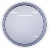 Smartwares 6000.544 Mia LED Plafondlamp 40 cm - Grijs