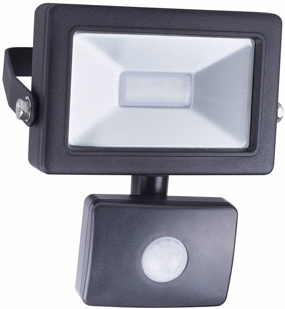 Smartwares SL1-B10B LED Schijnwerper met Sensor 4000 K - 10 W