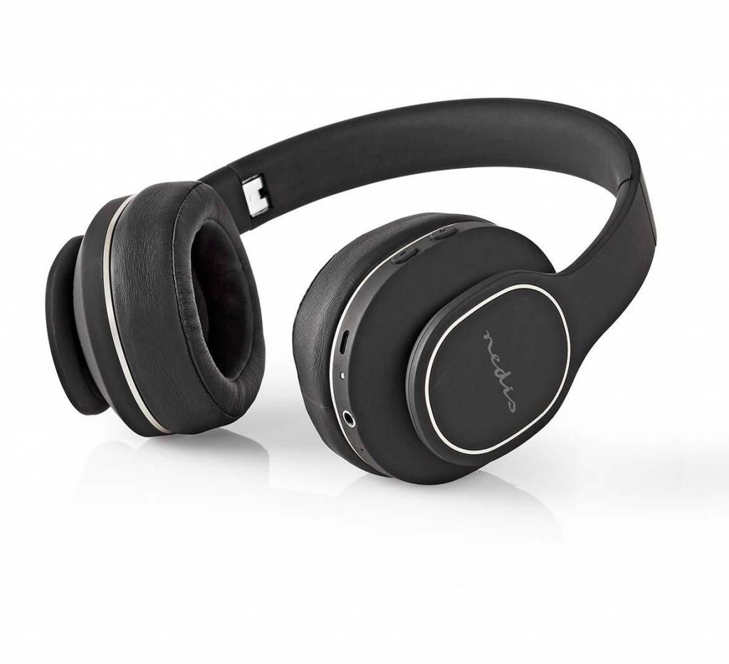 Nedis HPBT3260BK Over-ear Bluetooth Koptelefoon - Zwart/Grijs