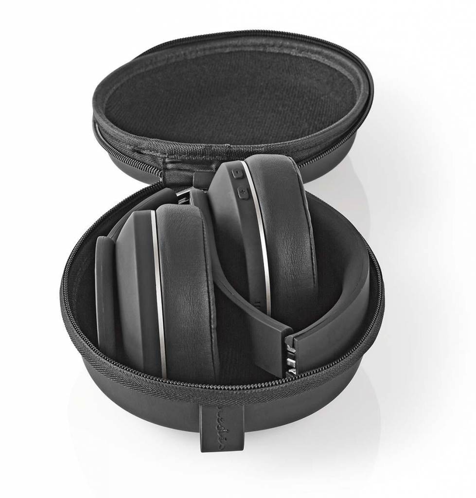 Nedis HPBT3260BK Over-ear Bluetooth Koptelefoon - Zwart/Grijs