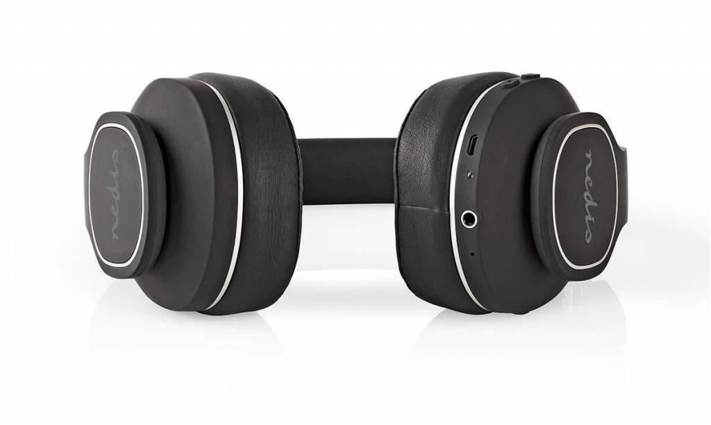 Nedis HPBT3260BK Over-ear Bluetooth Koptelefoon - Zwart/Grijs
