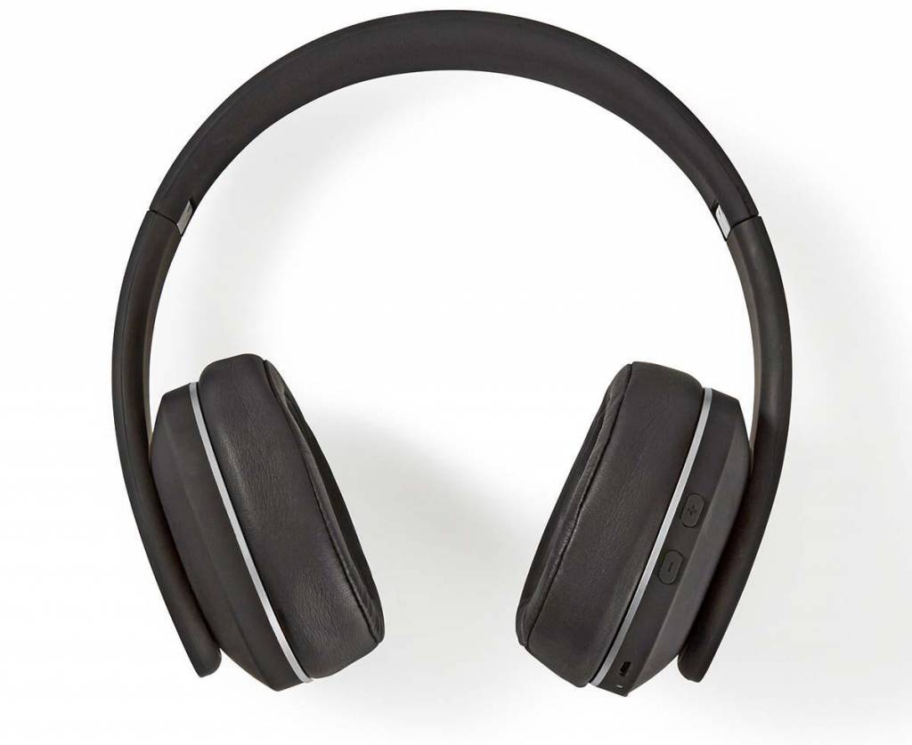 Nedis HPBT3260BK Over-ear Bluetooth Koptelefoon - Zwart/Grijs