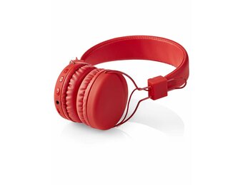 Nedis HPBT1100RD On-ear Bluetooth Koptelefoon - Rood