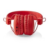 Nedis HPBT1100RD On-ear Bluetooth Koptelefoon - Rood