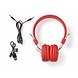 Nedis Nedis HPBT1100RD On-ear Bluetooth Koptelefoon - Rood Nedis Nedis HPBT1100RD On-ear Bluetooth Koptelefoon - Rood