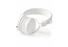 Nedis HPBT1100WT On-ear Bluetooth Koptelefoon - Wit