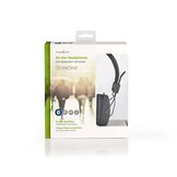 Nedis HPBT1100GY On-ear Bluetooth Koptelefoon - Grijs