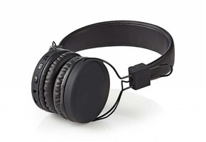 Nedis HPBT1100BK On-ear Bluetooth Koptelefoon