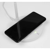 Smartwares IDE-60039 LED Tafellamp met Draadloze Qi Oplader - Wit