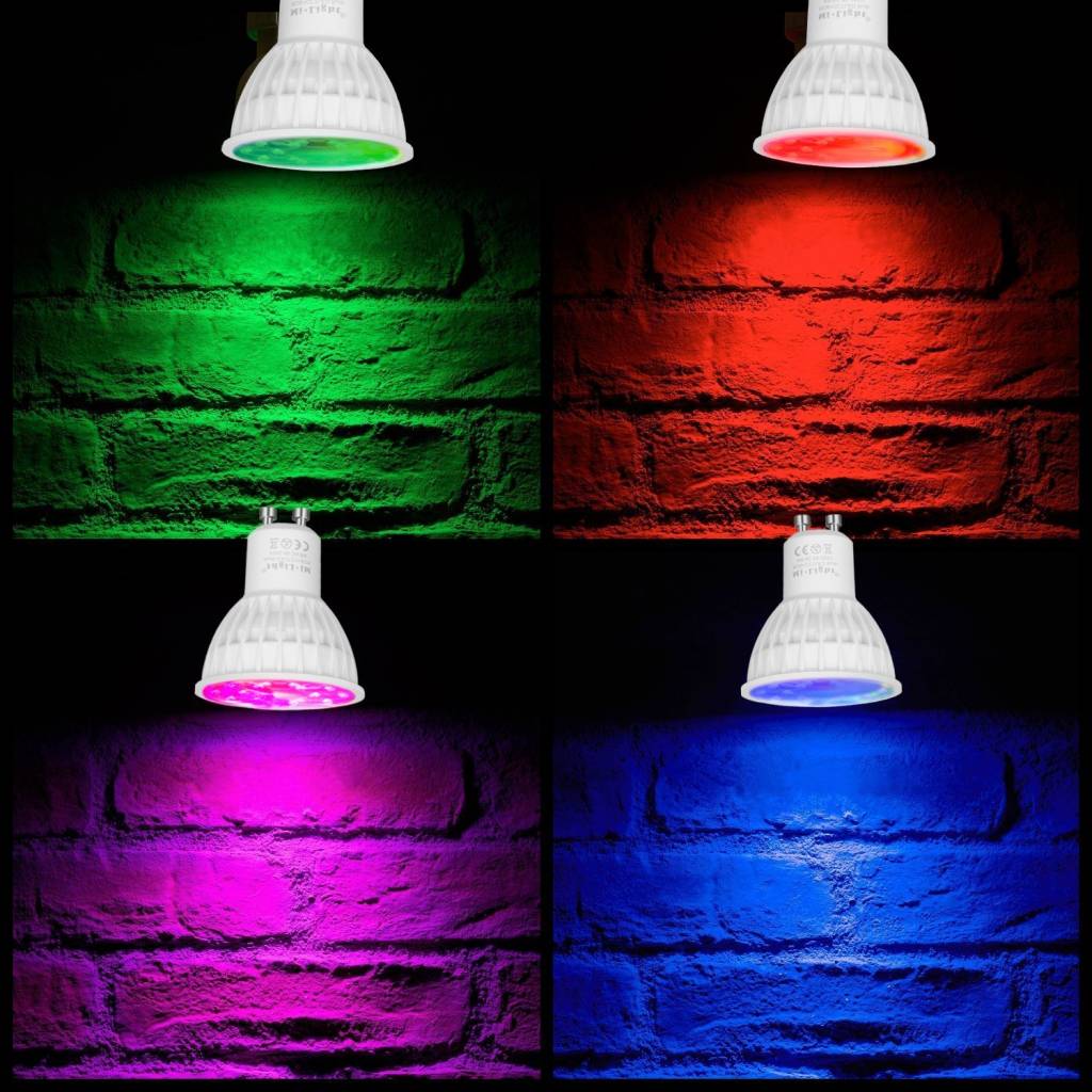 Mi-Light GU10 RGB+CCT LED Spot 4 W - Wi-Fi