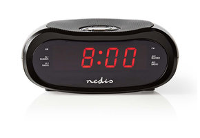 Nedis CLAR001BK Digitale LED Wekkerradio - 0.6"