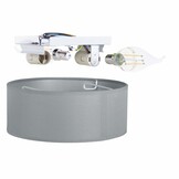 Smartwares 6000.539 Mia LED Plafondlamp 30 cm - Grijs