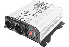 ProPlus Sinus-omvormer 12-230V met USB - 300 W/600 W