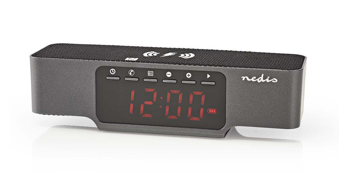 M Zimoon Wekkerradio, Digitale Wekkerradio FM-klok Op Het Lichtnet Met Dubbele Usb Temperatuurweergave Dubbele Alarmen Met 7 Alarmgeluiden 5 Instelbare Helderheid Voor Kantoorreizen In De Slaapkame