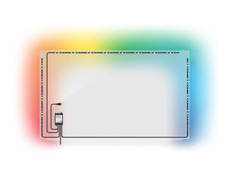 Nedis TV LED Strips Dimbaar TVML100RGB - RGB