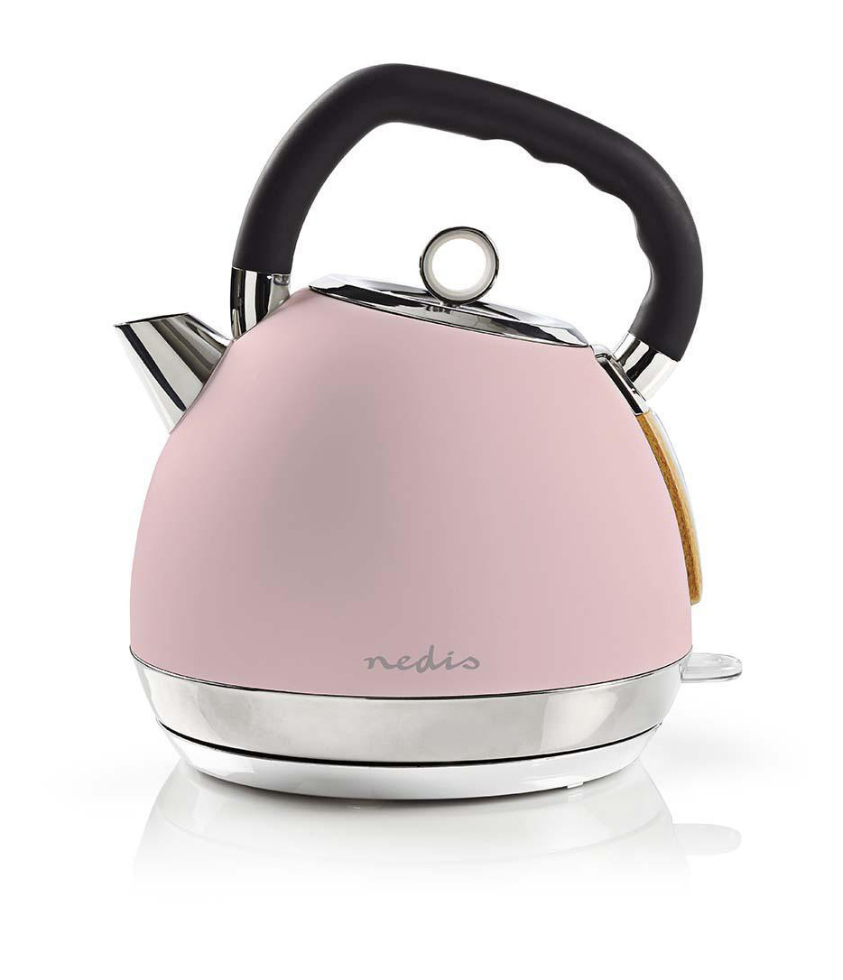 Nedis KAWK520EPK Elektrische Waterkoker Soft-touch 1,8L - Roze