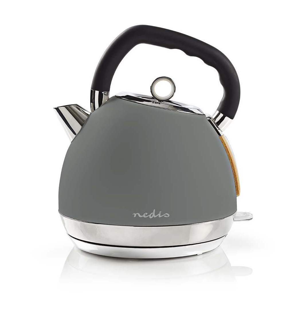 Nedis KAWK520EGY Elektrische Waterkoker Soft-touch 1,8L - Grijs