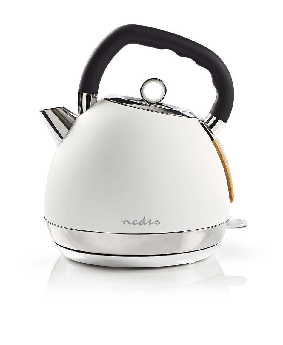 Nedis KAWK520EWT Elektrische Waterkoker Soft-touch 1,8L - Wit
