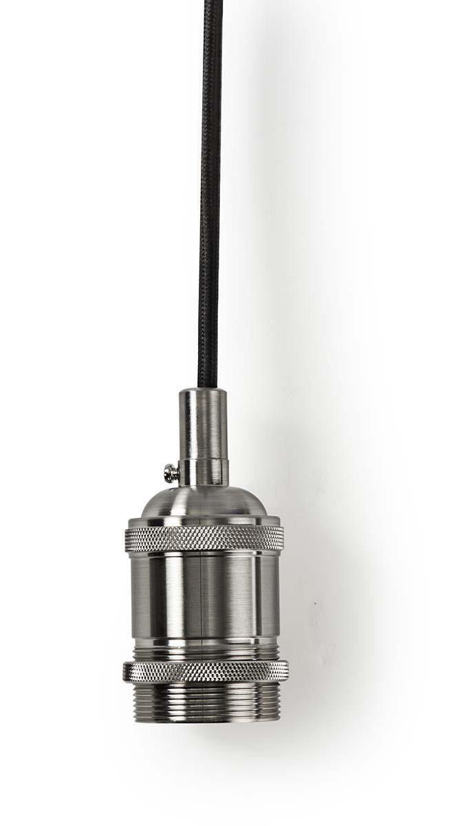 Nedis LPHLE27SI Hanglamp E27 - Staal