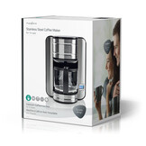 Nedis KACM210EAL Koffiezetapparaat 12-kops - Roestvrij staal