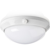 Nedis PIRPO51WT LED Plafondlamp met Sensor en Noodaccu