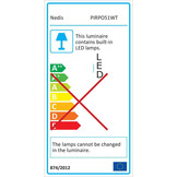 Nedis PIRPO51WT LED Plafondlamp met Sensor en Noodaccu