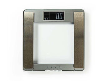 Nedis PESC120DCT Personenweegschaal BMI - Glas