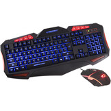 Esperanza Shelter Gaming USB Toetsenbord & Muis - Qwerty