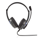 Nedis GHST200BK Wralon Over-ear Gaming Headset